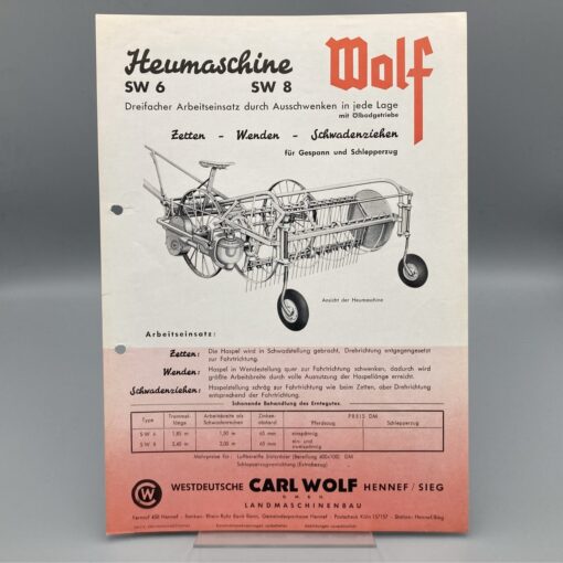 WOLF Prospekt Heumaschine