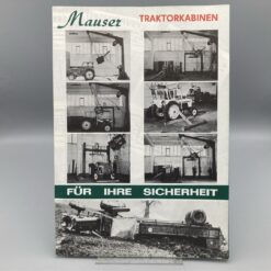 MAUSER Prospekt Traktorkabinen