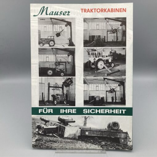 MAUSER Prospekt Traktorkabinen