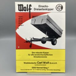 WOLF Prospekt Einachs-Dreiseitenkipper