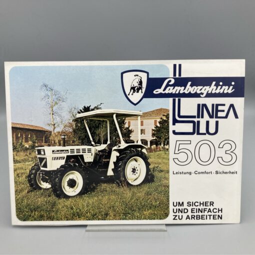 LAMBORGHINI Prospekt Traktor 503 "linea blu"