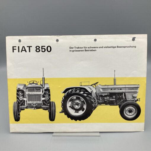 FIAT Prospekt Traktor 850