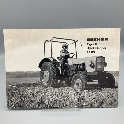 EICHER Prospekt HS-Schlepper Tiger II 35PS