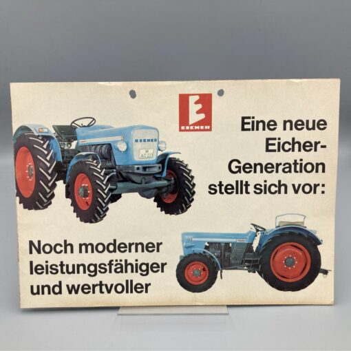 EICHER Prospekt Schlepper "Eine neue Eicher-Generation stellt sich vor"
