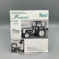 MAUSER Prospekt Traktorkabine CAB 505