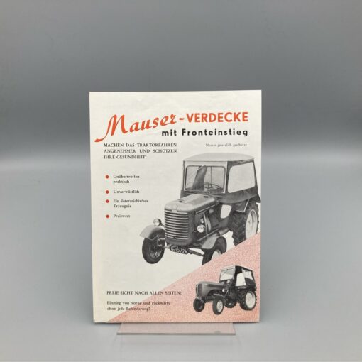 MAUSER Prospekt Verdecke mit Fronteinstieg