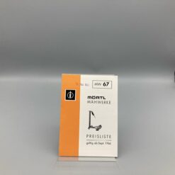 MÖRTL Preisliste Mähwerke Sept. 1966