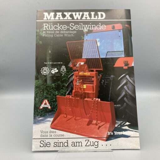 MAXWALD Prospekt Rücke-Seilwinde