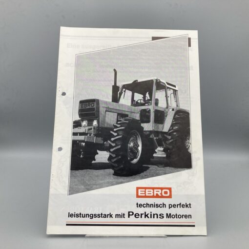 EBRO Prospekt Traktoren mit Perkins Motoren