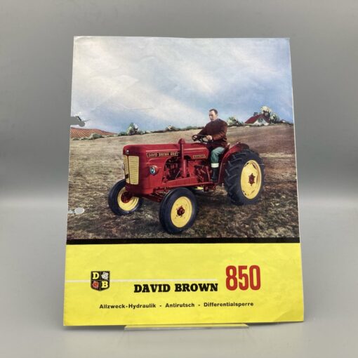 DAVID BROWN Prospekt Traktor 850 Implematic