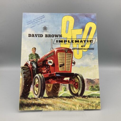 DAVID BROWN Prospekt Traktor 950 Implematic