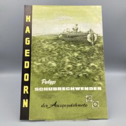 HAGEDORN Prospekt Schubwenderechen "Polyp"