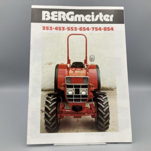 Bergmeister Spezial-Traktoren mit IHC-Dieselmotoren