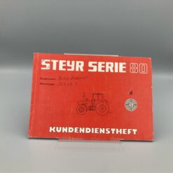 STEYR Kundendienstheft für Traktor Serie 80