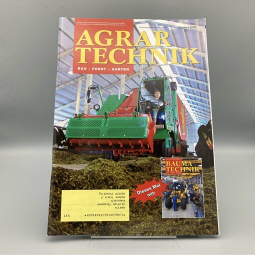 Magazin "Agrar Technik" 10/2008