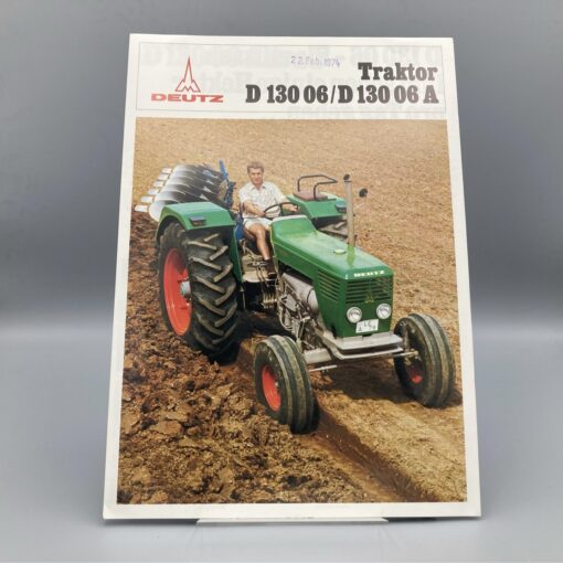 DEUTZ Prospekt Traktor D130 06/D130 06A