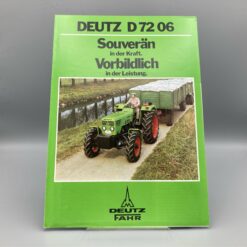 DEUTZ Prospekt Traktor D7206