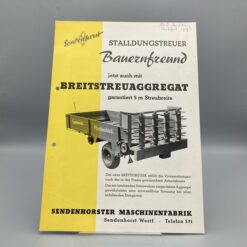 SENDENHORST Prospekt Stalldungstreuer "Bauernfreund"