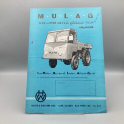 MULAG Prospekt Universalschlepper mit Güldner Motor