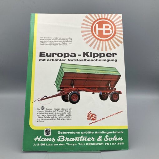 BRANTNER Prospekt Europa-Kipper