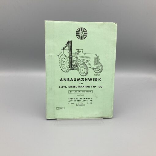 STEYR Teileverzeichnis für Anbaumähwerk