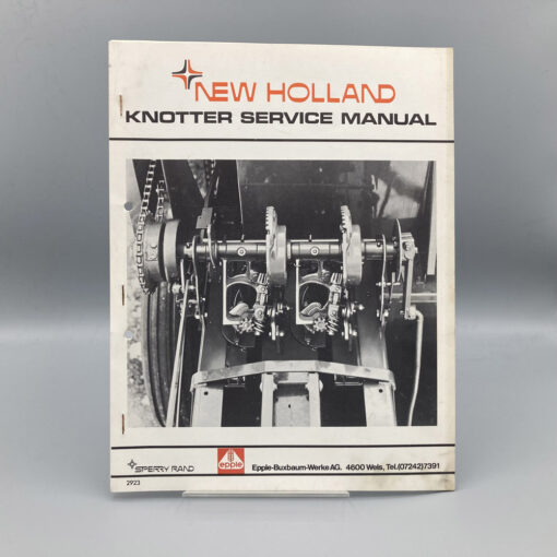 NEW HOLLAND Knotter Service Manual