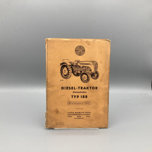 STEYR Betriebsanleitung für Traktor 188