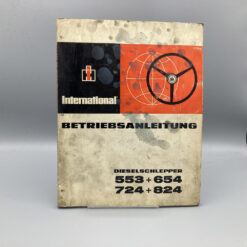 IHC Betriebsanleitung für Schlepper 553/654/724/824