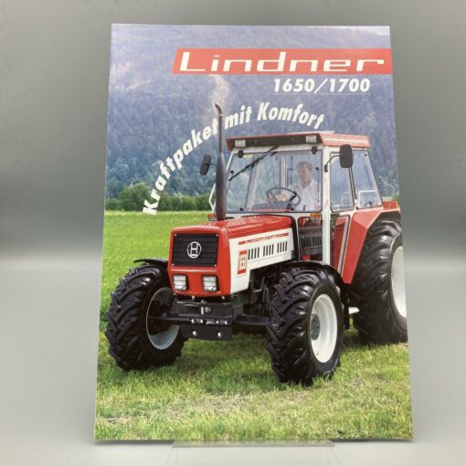 LINDNER Prospekt Traktoren 1650/1700