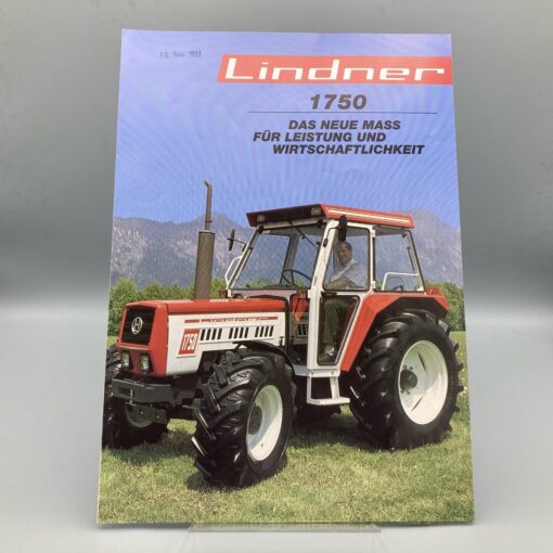 LINDNER Prospekt Traktor 1750