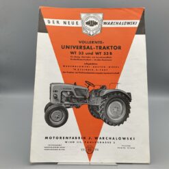 WARCHALOWSKI Prospekt Vollernte-Universal-Traktor WT33/WT33B