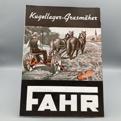 FAHR Prospekt Kugellager-Grasmäher
