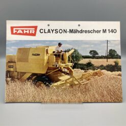 FAHR Prospekt CLAYSON-Mähdrescher M140
