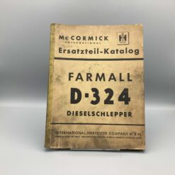 IHC McCormick Ersatzteil-Katalog Farmall D-324