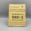 IHC McCormick Ersatzteil-Katalog Farmall DED-3