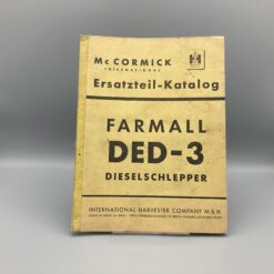 IHC McCormick Ersatzteil-Katalog Farmall DED-3