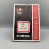 IHC International Operators Manual Traktor 454/574