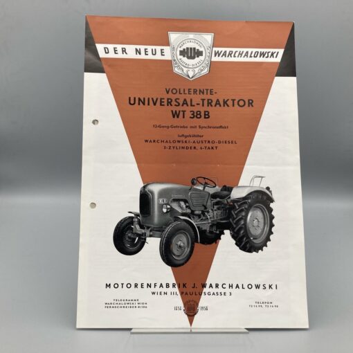 WARCHALOWSKI Prospekt Vollernte-Universal-Traktor WT38B