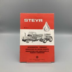 STEYR Betriebsmittel-Vorschrift