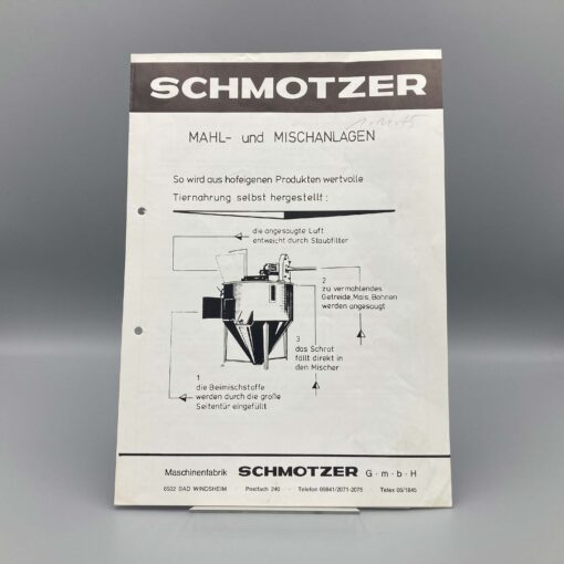 SCHMOTZER Prospekt Mahl- und Mischanlagen
