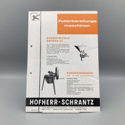 HOFHERR-SCHRANTZ Prospekt Futterbereitungsmaschinen