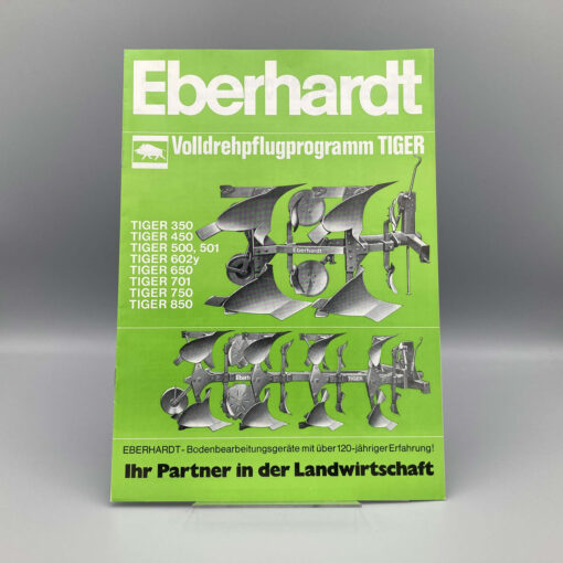 EBERHARDT Prospekt Volldrehpflug-Programm Tiger