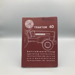 STEYR Betriebsanleitung Traktor 40/40a