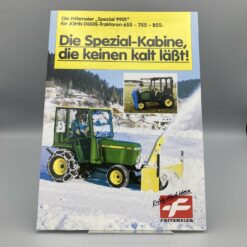 FRITZMEIER Prospekt Spezial-Kabine für JOHN DEERE-Traktoren 655/755/855