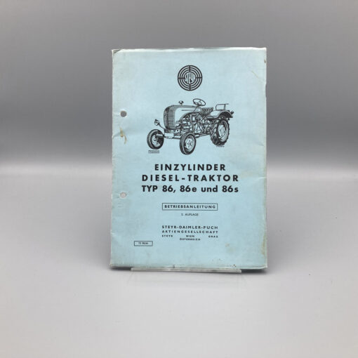 STEYR Betriebsanleitung für Traktor 86