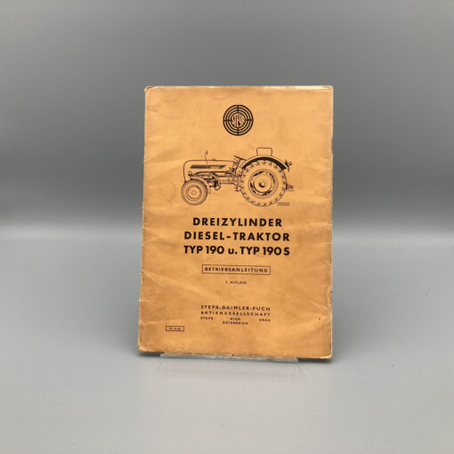 STEYR Betriebsanleitung für Traktor 190