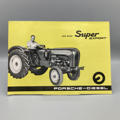 PORSCHE-DIESEL Prospekt Traktor Super Export