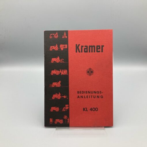 KRAMER Bedienungsanleitung Diesel-Schlepper KL400