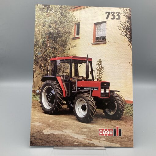 IHC CASE Prospekt Traktor 733/733 Allrad