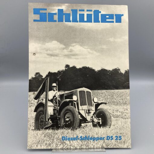 SCHLÜTER Prospekt Diesel-Schlepper DS25